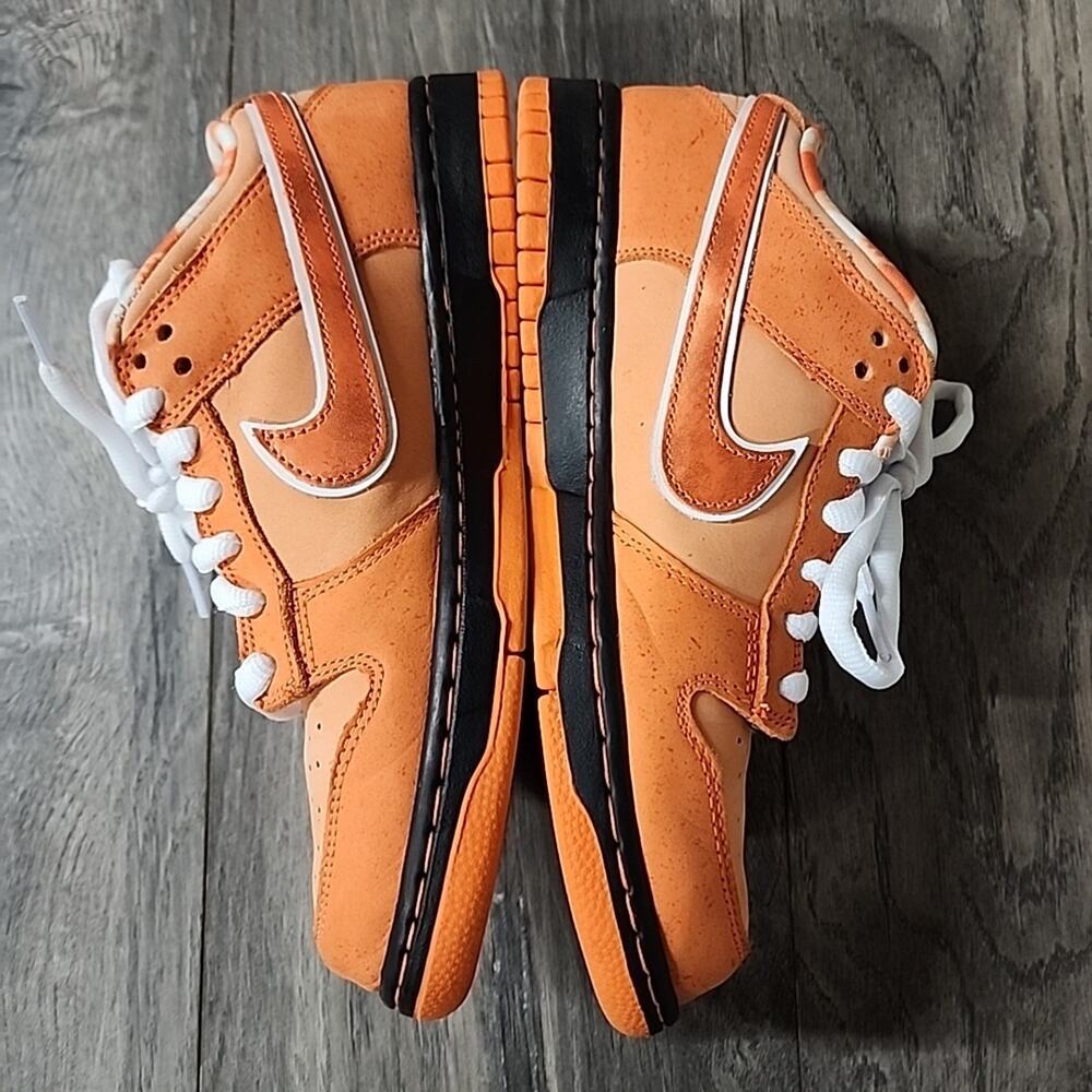 Nike SB Dunk Low "ORANGE LOBSTER" 2022 - Size 7 - fd8776 800 - Picture 7 of 8